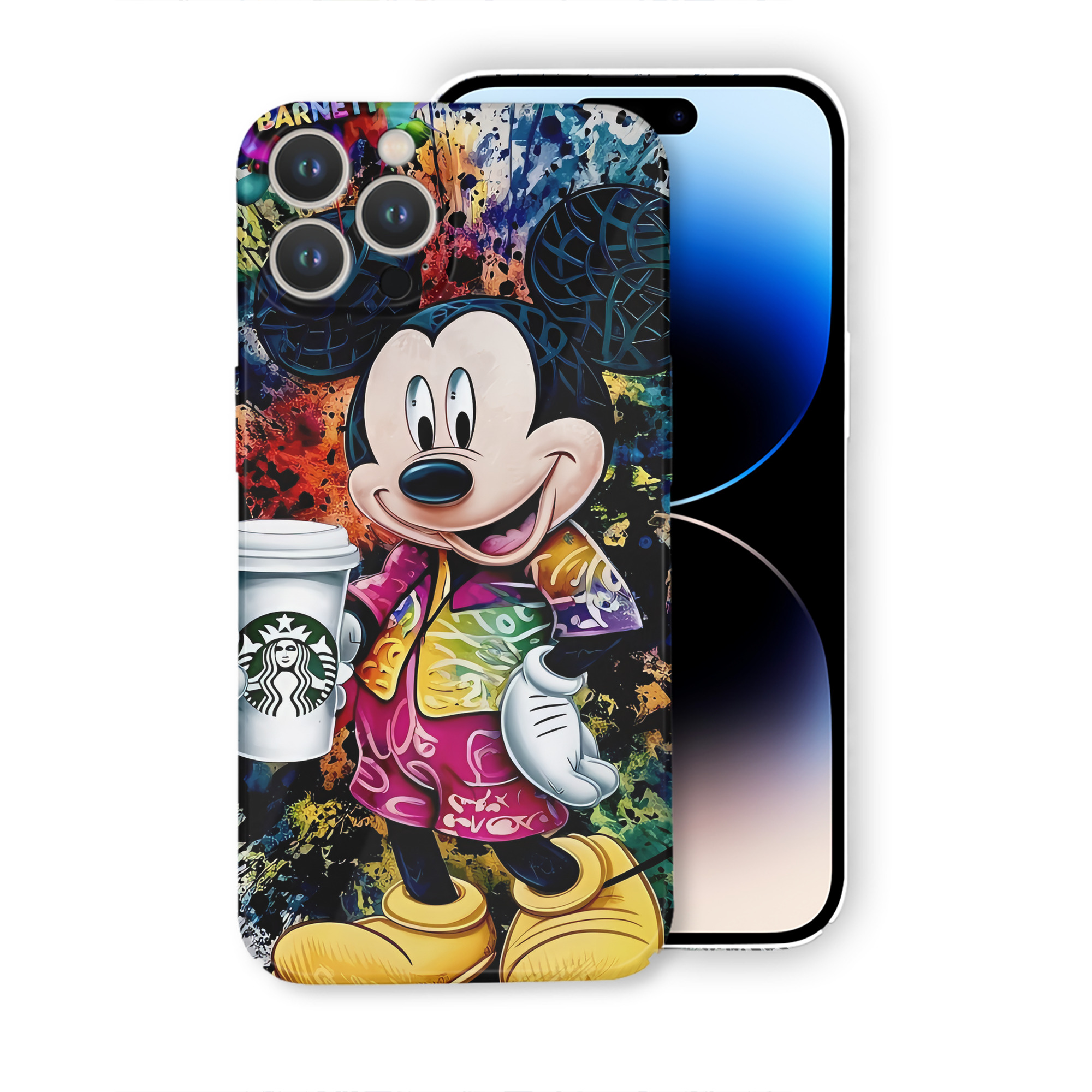 （画像用） ミッキーマウス Mickey Mouse 【iPhone 14シリーズ対応】ハードケース